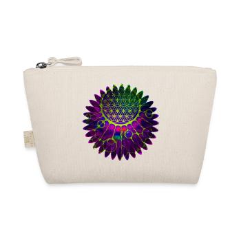 Flower Of Life - Geometric Blossom 2 - Bio-Täschchen - Natur - Vorne