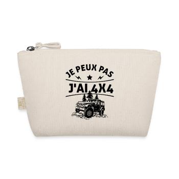 Je peux pas j'ai 4X4 cadeaux 4X4 - Trousse biologique - nature - Devant