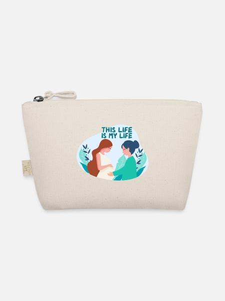 Hebamme Schwanger Geburtshelfer - Bio-Täschchen - Natur