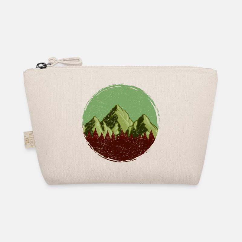 Mountains Forest Symbol Organic Pouch