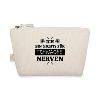 Nichts für schwache Nerven - Bio-Täschchen - Natur - Vorne