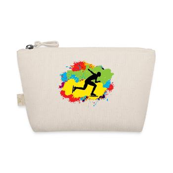 Patinage de vitesse Patineur sur glace Skate Aquarelle - Trousse biologique - nature - Devant