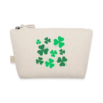 Shamrock, Clover, Irish, Spring, St Patrick's Day - Organic Pouch - nature - Front