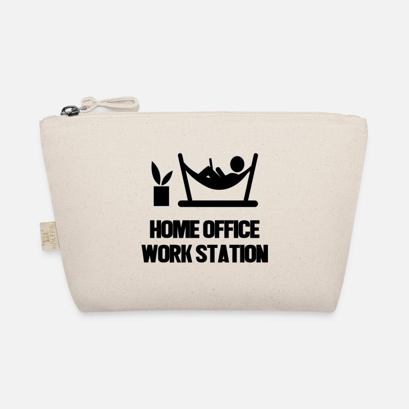 Laptop Wfh Home Office Statement Arbeitsplatz Bio-Täschchen