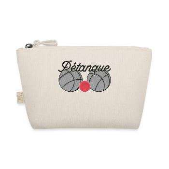 Boulekugeln für Bouler zum boulen Boule Petanque - Bio-Täschchen - Natur - Vorne
