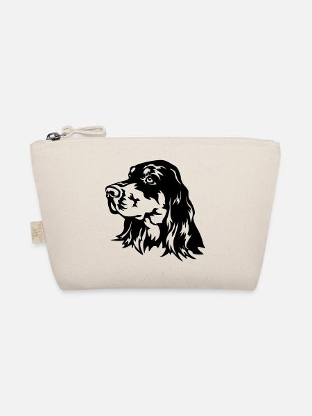 Gordon Setter Tête - Trousse biologique - nature - Devant