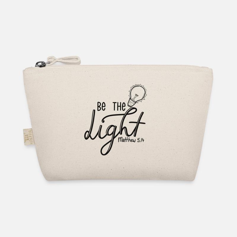 Be the Light - sei das Licht Mt 5,14 Bio-Täschchen