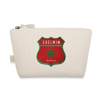 Guelmim Marokko Wappen Flaggen Design - Bio-Täschchen - Natur - Vorne