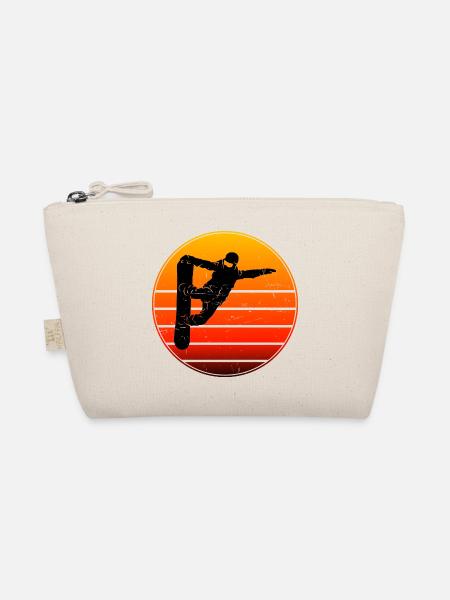 Herren Wintersport Snowboarding Snowboard Snowboar - Bio-Täschchen - Natur