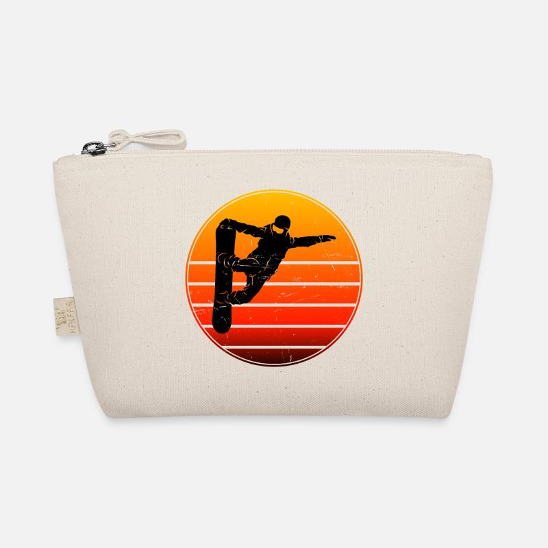 Herren Wintersport Snowboarding Snowboard Snowboar - Bio-Täschchen - Natur