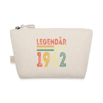 Legendär seit 1962 jahrgang 1962 - Bio-Täschchen - Natur - Vorne