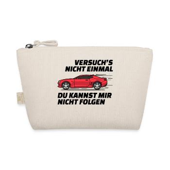 Autofahren Autofahrer Rennauto Auto Statement - Bio-Täschchen - Natur - Vorne