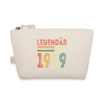Legendär seit 1959 jahrgang 1959 - Bio-Täschchen - Natur - Vorne