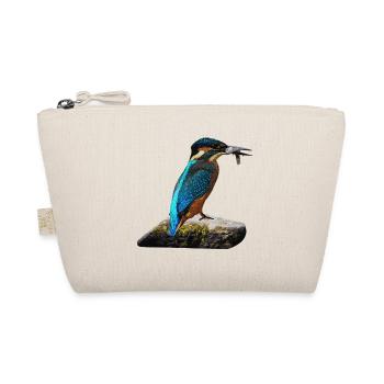 coole vögel, fischendes Eisvogel männchen - Bio-Täschchen - Natur - Vorne