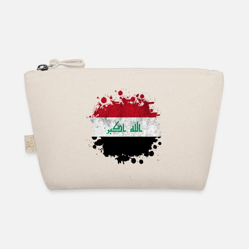 Irak Splash Flaggen Design Bio-Täschchen