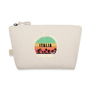 Cagliari Italien Strand Design - Bio-Täschchen - Natur - Vorne