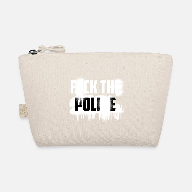 F*CK THE POLI*E Bio-Täschchen