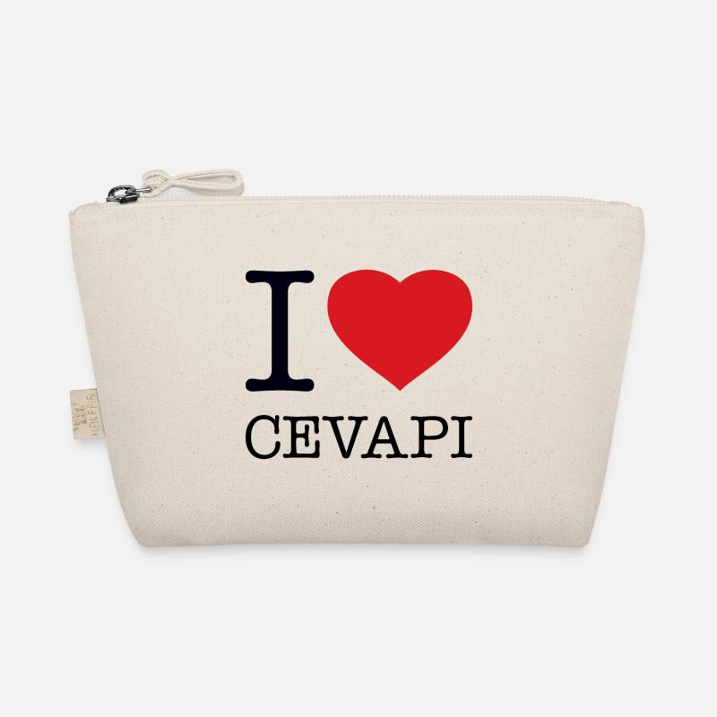 I LOVE CEVAPI - Bio-Täschchen - Natur