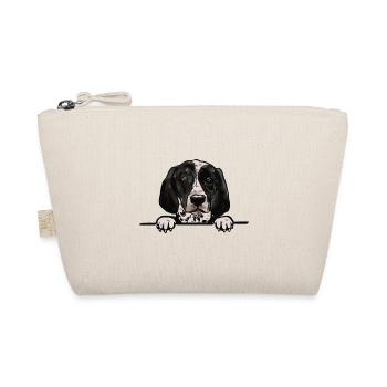 Auvergne Pointer Dog for Peeking Dog Lovers - Organic Pouch - nature - Front