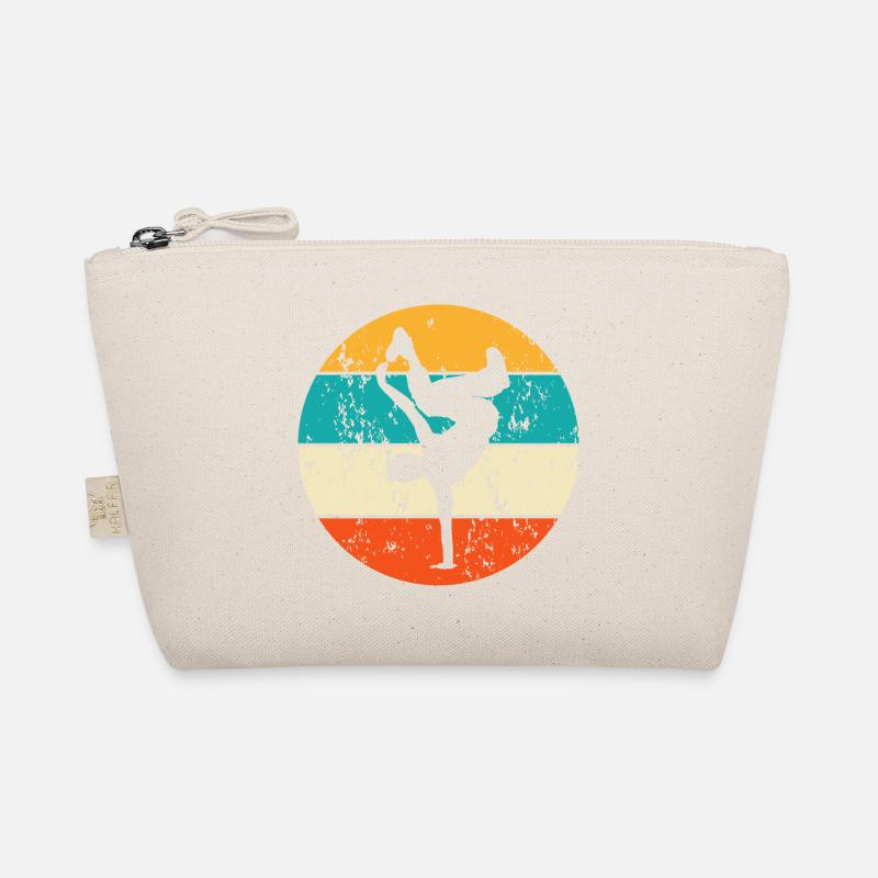 Vintage Retro Breakdancing Breakdancer Breakdance Bio-Täschchen