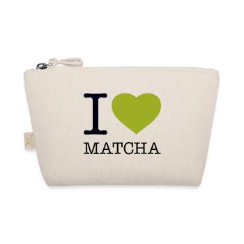 I LOVE MATCHA - Bio-Täschchen - Natur - Vorne
