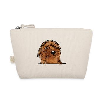 Labradoodle Hund für spähende Hundeliebhaber - Bio-Täschchen - Natur - Vorne
