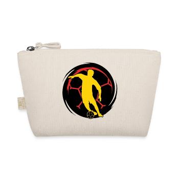 Fussball - Fussballer - Bio-Täschchen - Natur - Vorne