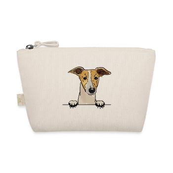 Whippet Dog für spähende Hundeliebhaber - Bio-Täschchen - Natur - Vorne
