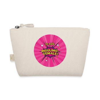 Je suis diabétique, je suis insulino-géniale ! - Trousse biologique - nature - Devant