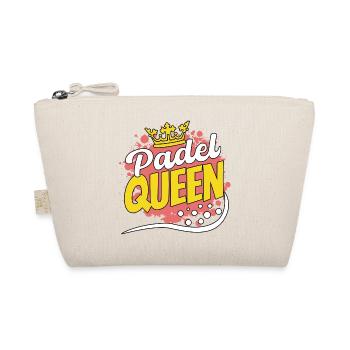 Padel Paddle Tennis Sport Queen Heart I Cadeau - Trousse biologique - nature - Devant