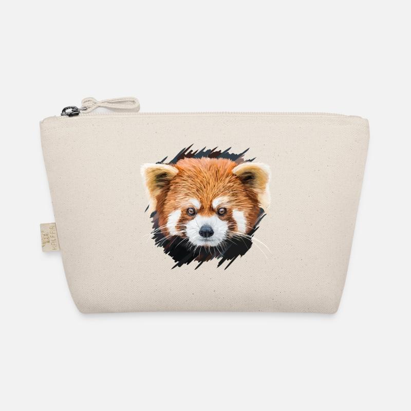 Roter Panda - Bio-Täschchen - Natur
