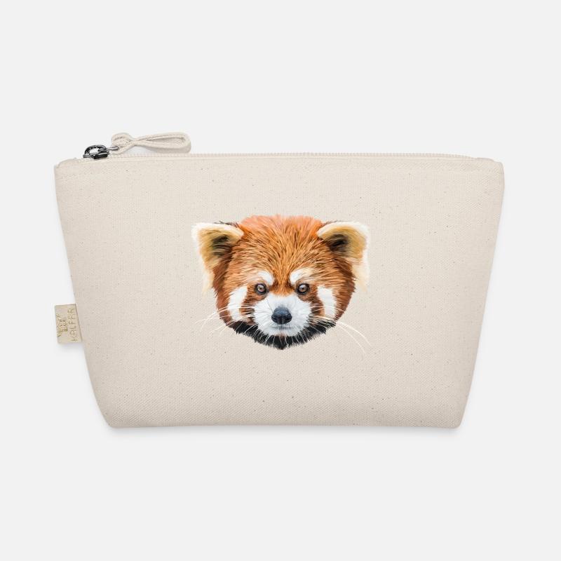 Roter Panda - Bio-Täschchen - Natur