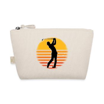 Golfer - Bio-Täschchen - Natur - Vorne