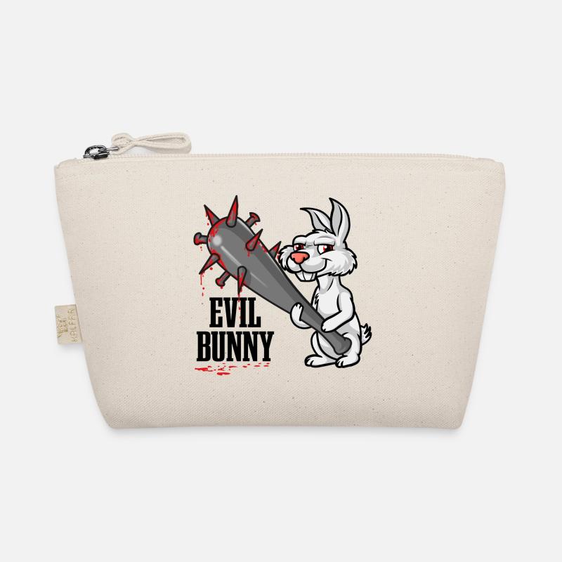 Böser Hase | Böses Hasi | Evil Rabbit Bio-Täschchen