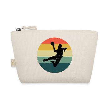 Handballspielen Handballspieler Handball Damen - Bio-Täschchen - Natur - Vorne