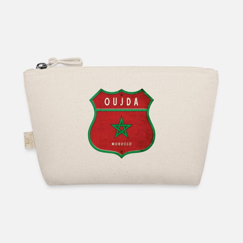 Oujda Maroc Armoiries Drapeaux Design Trousse biologique