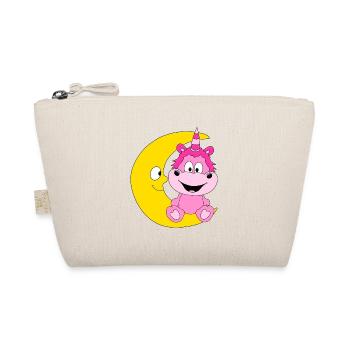 EINHORN - MOND - KIND - BABY - Bio-Täschchen - Natur - Vorne
