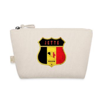 Jette Belgique Armoiries Drapeaux Design - Trousse biologique - nature - Devant