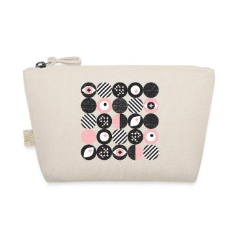 mutiger Minimalismus l dots l pink - Bio-Täschchen - Natur - Vorne
