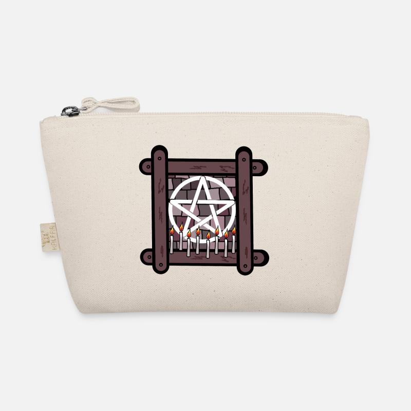 Occult Spiritual Satan Ritual Devil Pentagram Organic Pouch