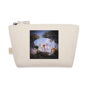 Wonderful unicorn with fairy - Organic Pouch - nature - Front