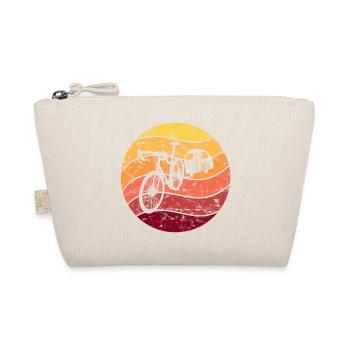 Bicycle Camping Bicycle Camping Vintage Retro - Organic Pouch - nature - Front
