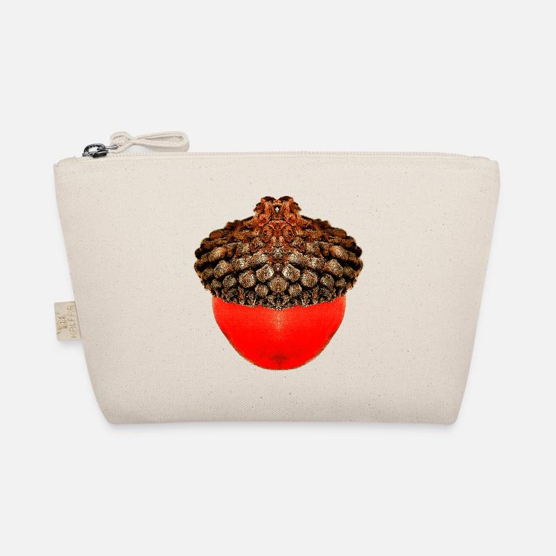 schöne Herbstdrucke, Eichelfoto, unisex herbst Bio-Täschchen