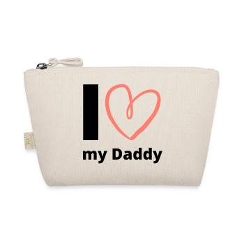 J’aime mon papa en disant fête des pères Amour papa père - Trousse biologique - nature - Devant