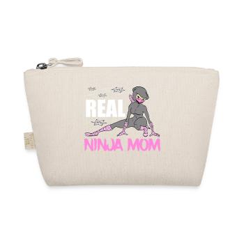 Real Ninja Mom Karate Martial Arts Fencer Ninja - Bio-Täschchen - Natur - Vorne