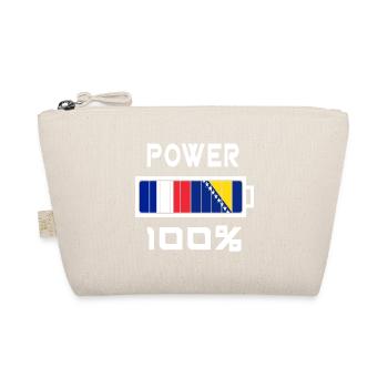 Bosnia and Herzegovina and France 100% Power - Organic Pouch - nature - Front