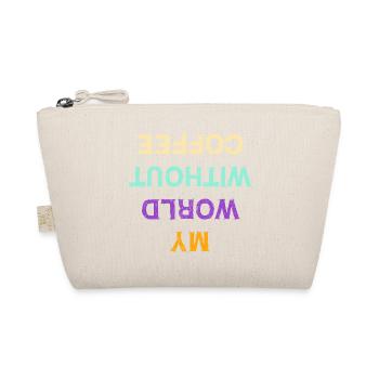 Funny Coffee Caffeine Statement Coffee Lovers - Organic Pouch - nature - Front