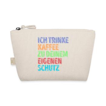 Kaffeeliebhaber Statement Kaffeetrinker Kaffee - Bio-Täschchen - Natur - Vorne