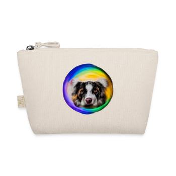 Rainbow Dog Australian Shepherd - Organic Pouch - nature - Front