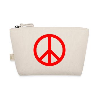 Peacezeichen - Bio-Täschchen - Natur - Vorne